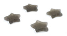 Grey Sea Glass Star Pendants (Set of 4) - The Bead Chest
