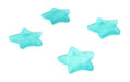 Bright Aqua Sea Glass Star Pendants (Set of 4) - The Bead Chest