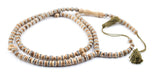 Black Stripe Inlaid Olive Wood Arabian Prayer Beads (6mm) - The Bead Chest