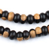 Jumbo Rondelle Ebony Arabian Prayer Beads (12mm)