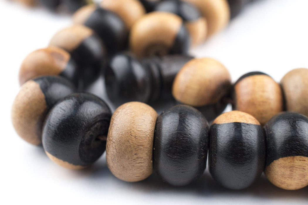 Jumbo Rondelle Ebony Arabian Prayer Beads (12mm) - The Bead Chest