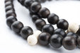 Black Ebony Arabian Prayer Beads (10mm) (Long Strand) - The Bead Chest