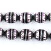 Purple Mosaic Inlaid Ebony Arabian Prayer Beads