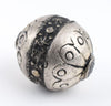 Round Silver Artisanal Berber Bead (23mm)