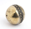 Round Brass Artisanal Berber Bead (28mm)