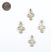 Silver Ethiopian Four Leaf Ornament Pendant (21x16mm) - The Bead Chest