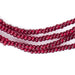 Garnet Red Ghana Glass Beads - The Bead Chest