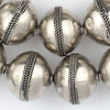 Jumbo Moroccan Silver Ball Beads (30mm)