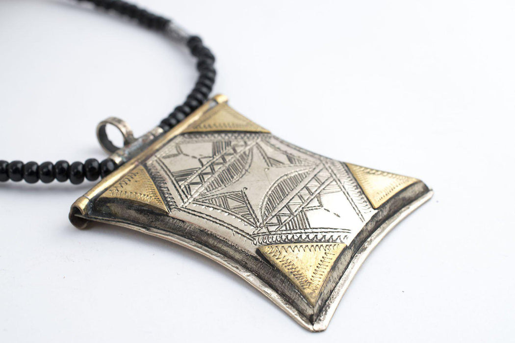 Tuareg Talisman Amulet (Criss Cross) - The Bead Chest