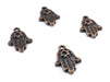 Copper Star of David Hamsa Charm Pendants (Set of 4) - The Bead Chest
