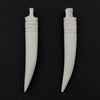 Kenya White Bone Tooth Pendant (Set of 2)