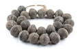 Bicone Black Mali Clay Beads (22x24mm) - The Bead Chest