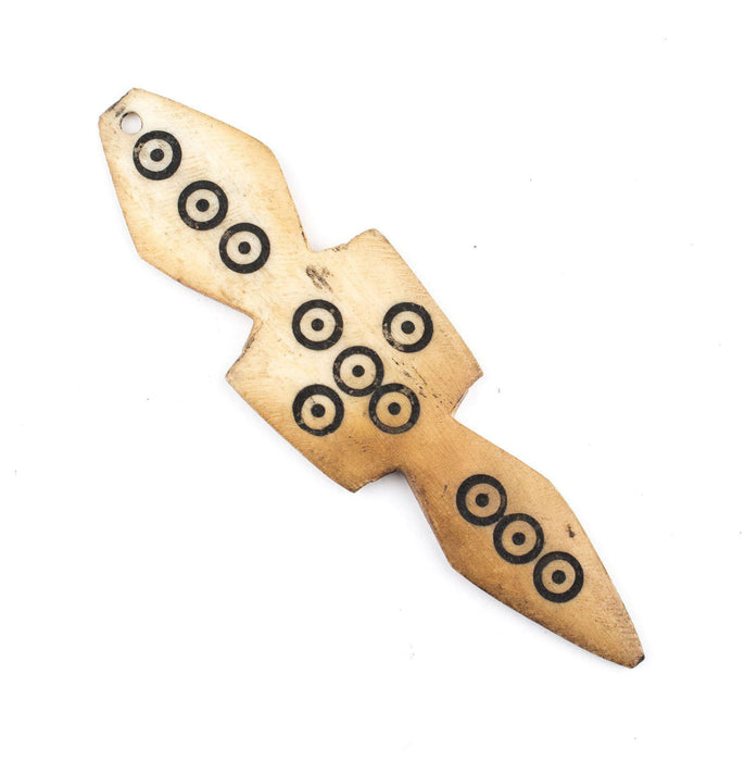Ethiopian Shaman Medicine Stick Pendant (Cross) - The Bead Chest