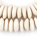 White Bone Beads (Saucer) - The Bead Chest
