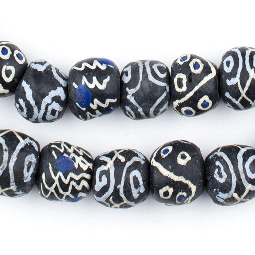 Black Tribal Medley Krobo Beads - The Bead Chest
