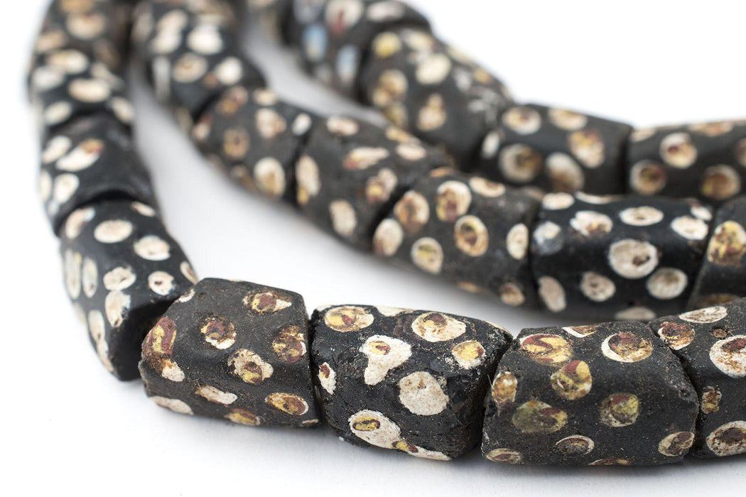 Antique Venetian Rectangular Skunk Trade Beads - The Bead Chest