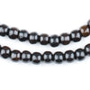 Dark Brown Mala Bone Beads (8mm)