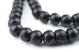Black Bone Mala Beads (8mm) - The Bead Chest
