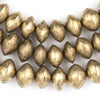 Mali Brass Bicone Beads (9x14mm)