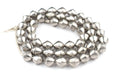 Mali Silver Bicone Beads (15x14mm) - The Bead Chest