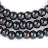 Dark Brown Mala Bone Beads (10mm)