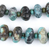 Flower-Shape Authentic Turquoise Beads