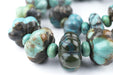 Flower-Shape Authentic Turquoise Beads - The Bead Chest