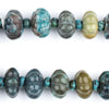 Flower-Shape Authentic Turquoise Beads