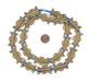 Brass Baule Beads, Sun Moon Design (30x18mm) - The Bead Chest