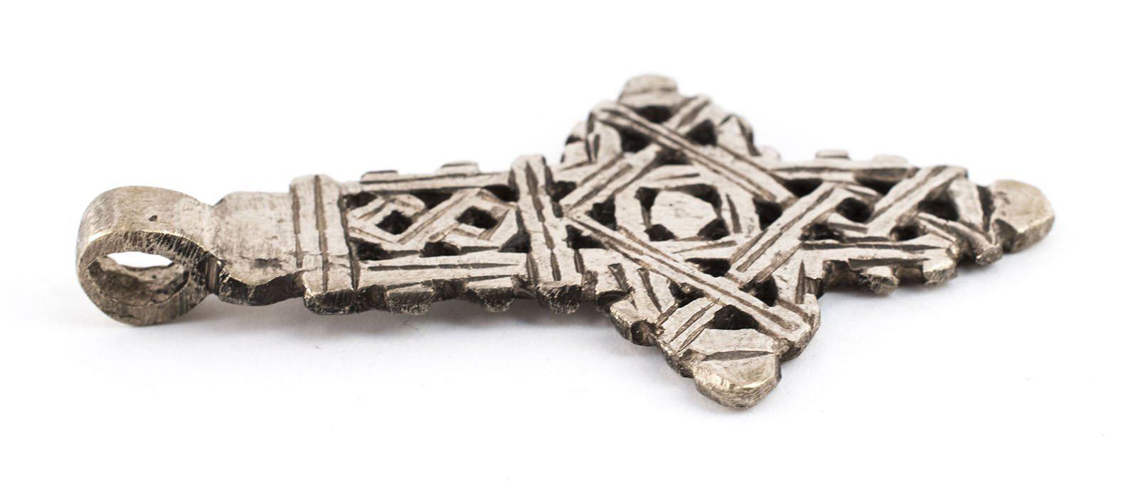 Silver Ethiopian Coptic Cross (Medium) - The Bead Chest