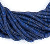 Sliced Cylinder Heishi Lapis Lazuli Beads (4mm)