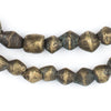 Vintage Style Cameroon Brass Bicone Beads (9x10mm)