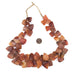 Carnelian Medallion Spade Stone Beads - The Bead Chest