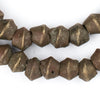 Antique Cameroon Brass Bicone Beads