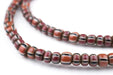 Brown Chevron Beads (6mm) - The Bead Chest