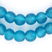 Sapphire Recycled Glass Beads (14mm) - The Bead Chest