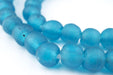 Sapphire Recycled Glass Beads (14mm) - The Bead Chest