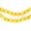 Yellow Vintage Rice Beads (7x5mm)