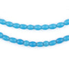 Blue Vintage Rice Beads (6x4mm)