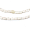 White Vintage Rice Beads (7x5mm)