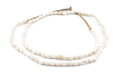 White Vintage Rice Beads (7x5mm) - The Bead Chest