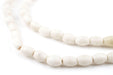 White Vintage Rice Beads (7x5mm) - The Bead Chest