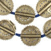 Ridged Sun Drilled Baule Brass Beads (46mm)