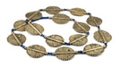 Ridged Sun Design Baule Brass Beads (42mm) - The Bead Chest