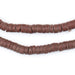 Vintage Sliced Chocolate Sandcast Beads - The Bead Chest