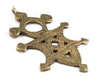Bronze Tuareg Star Cross Pendant - The Bead Chest