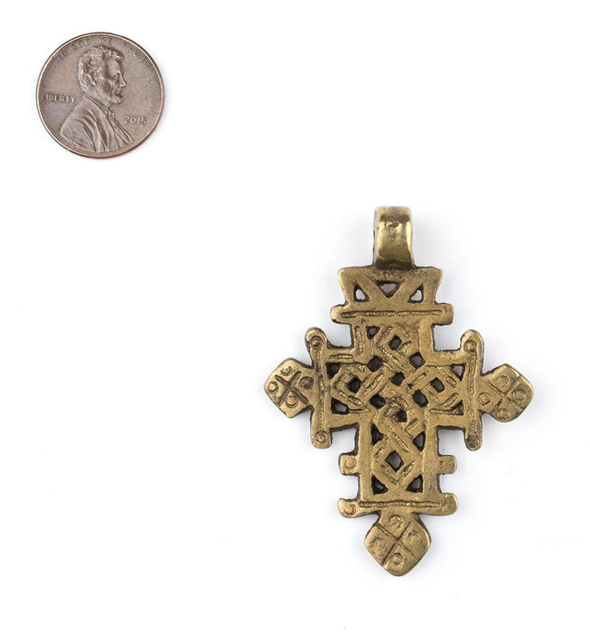 Bronze Coptic Cross Pendant (Medium) - The Bead Chest