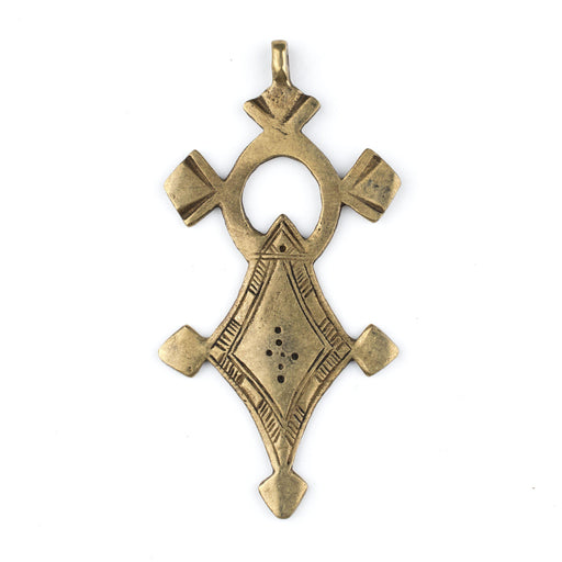 Bronze Tuareg Cross Pendant - The Bead Chest