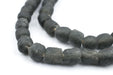 Charcoal Black Recycled Glass Beads (9mm) - The Bead Chest
