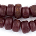Saharan Burgundy Moroccan Resin Beads - The Bead Chest